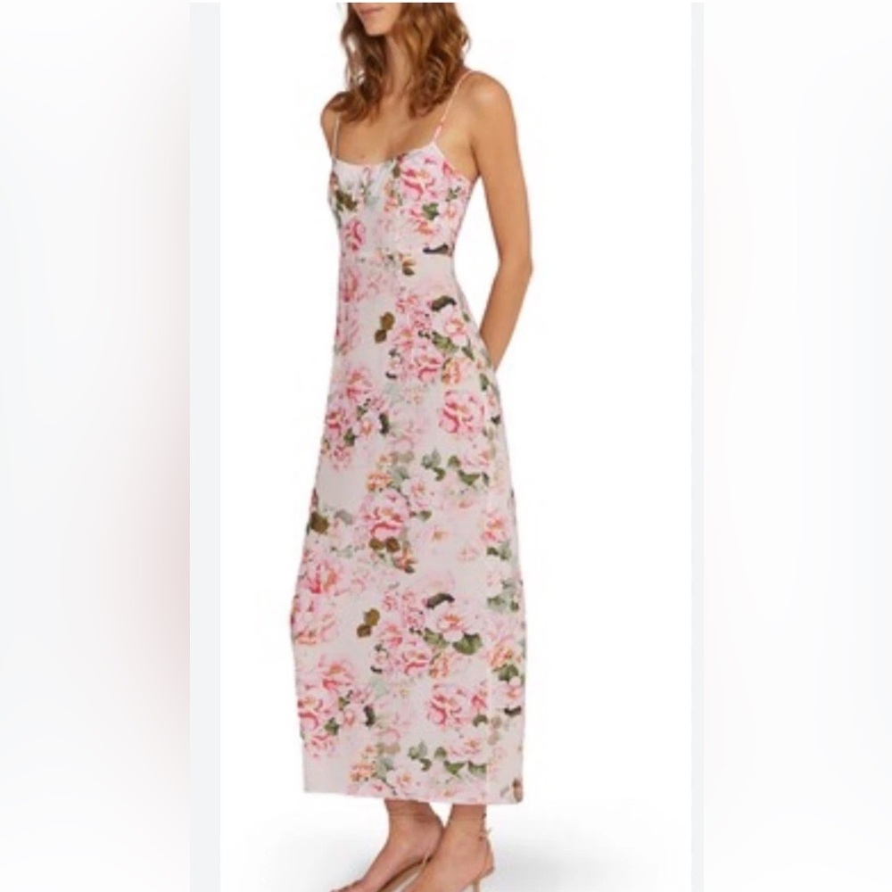 Favorite Daughter The One That Got Away Collection Midi Floral Slip Dress Sz 8